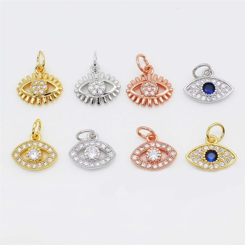 CZ Small Lucky Eye Hanging Charms
