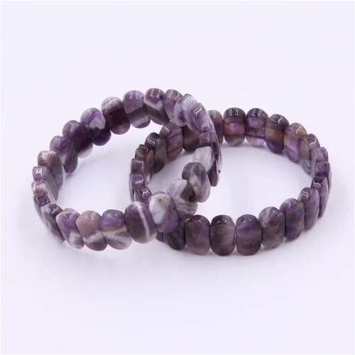 Faceted Amethyst Bangle