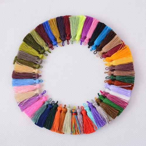 Handmade Tassels for Jewelries, Ice Silk, Length 12.5cm