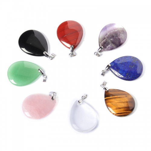 Angel Tears Gemstone Pendant, 12 Colors Available