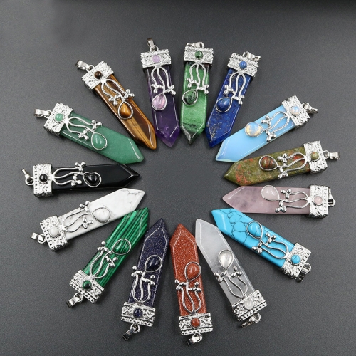 Sword Shaped Stone Pendants